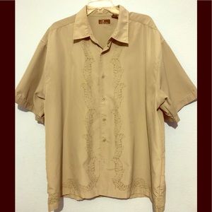 Cafe Luna Cubavera Short Sleeve Shirt